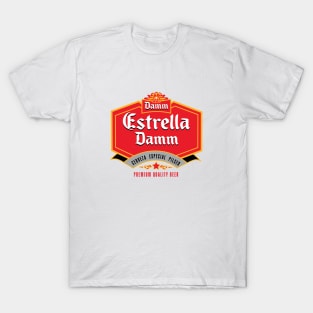 Cerveza Estrella Damm Barcelona Catalunya Espana T-Shirt